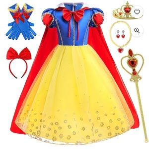 Snow White Costume- Size 4-5T